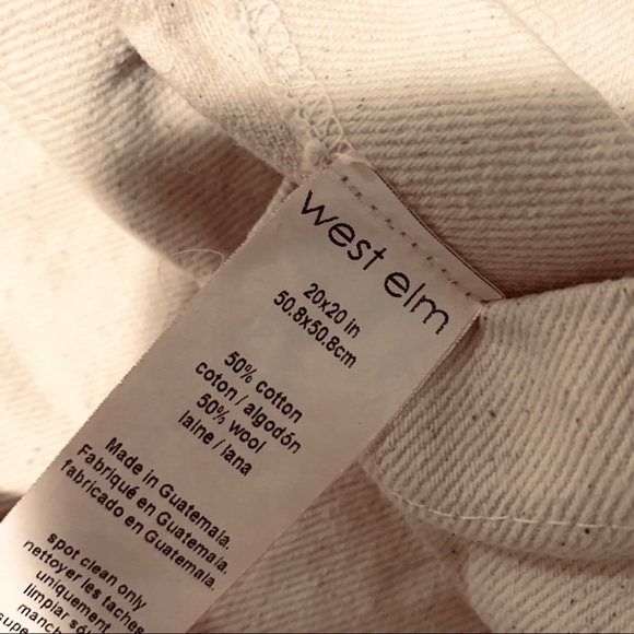 West Elm - Wool & Cotton Pillow Case Covers - Picture 4 of 6